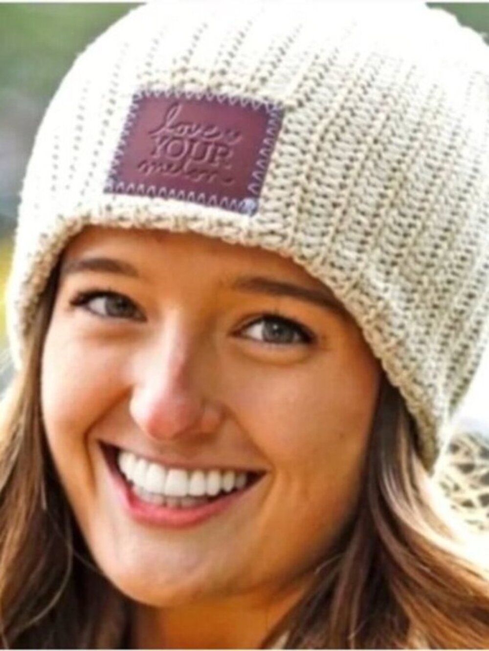 NWT Love Your Melon Cream Knit Beanie